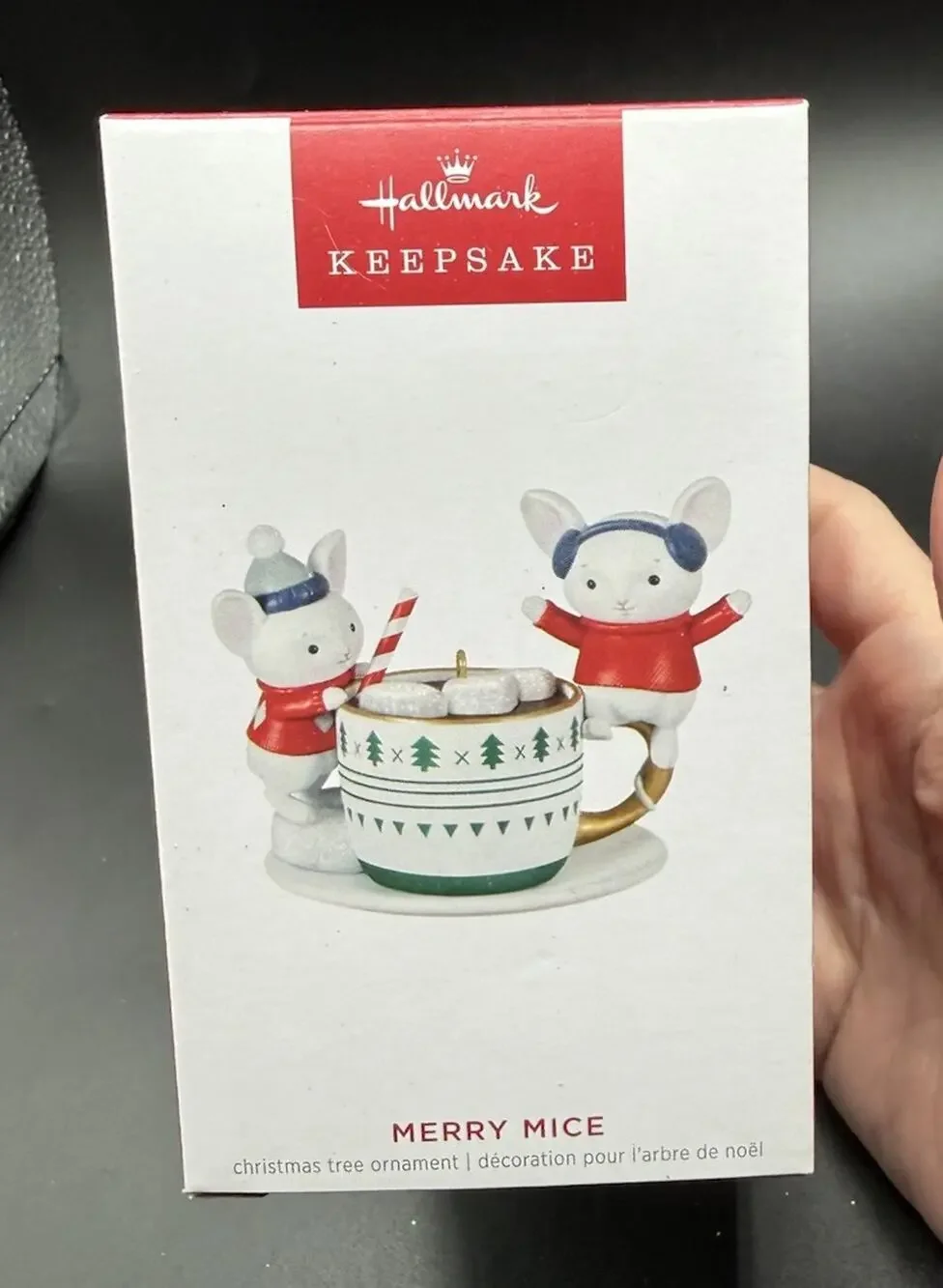 Hallmark Keepsake Ornament Merry Mice Hot Coco Chocolate Christmas Brand New 44D